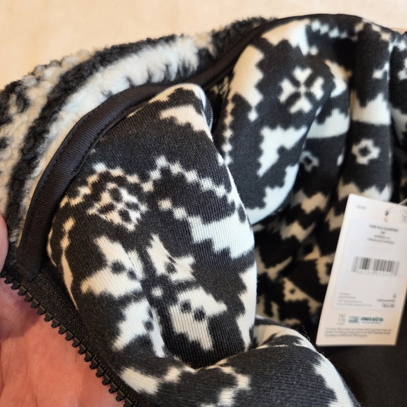 DSG Women's Fair Isle Quarter-Zip Fleece Pullover Medium  New Jacket/Coat New - Picture 10 of 12